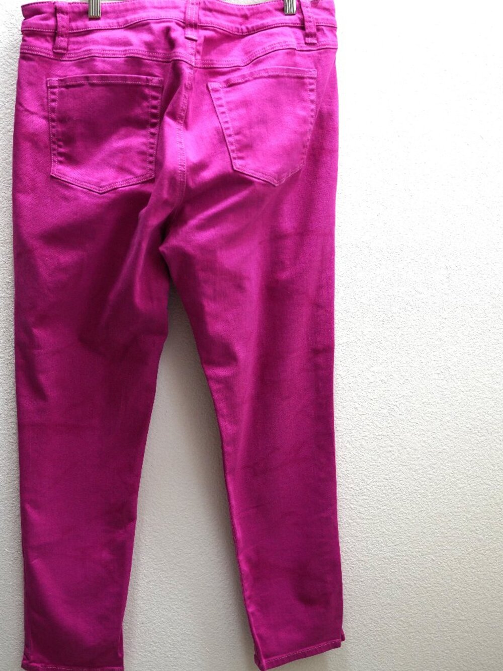 Cabi pink marbled skinny jeans style 397 size 14 - Picture 4 of 4